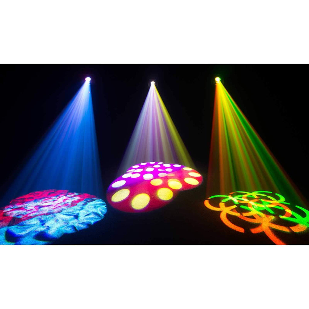 LED Moving Head 2-Pack with Clamps Cases I3831