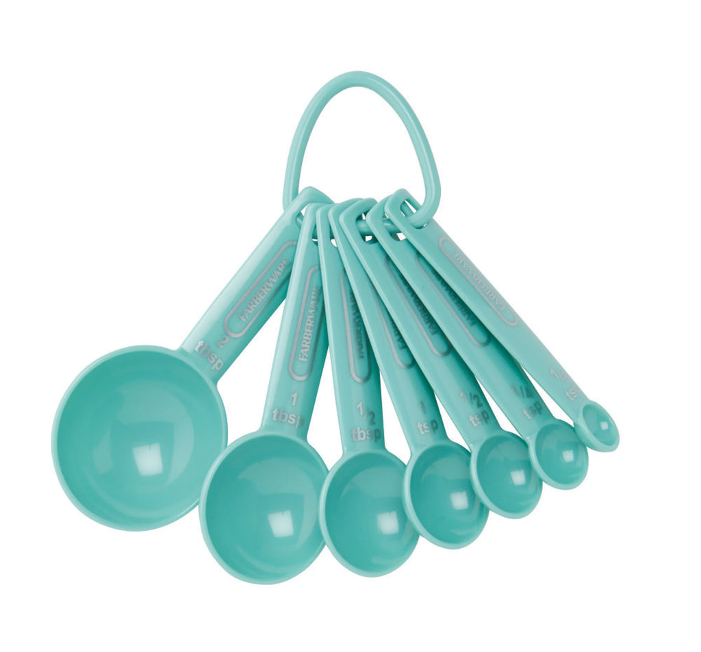 20-piece Plastic Mixing Bowl and Prep Set in Aqua V547882