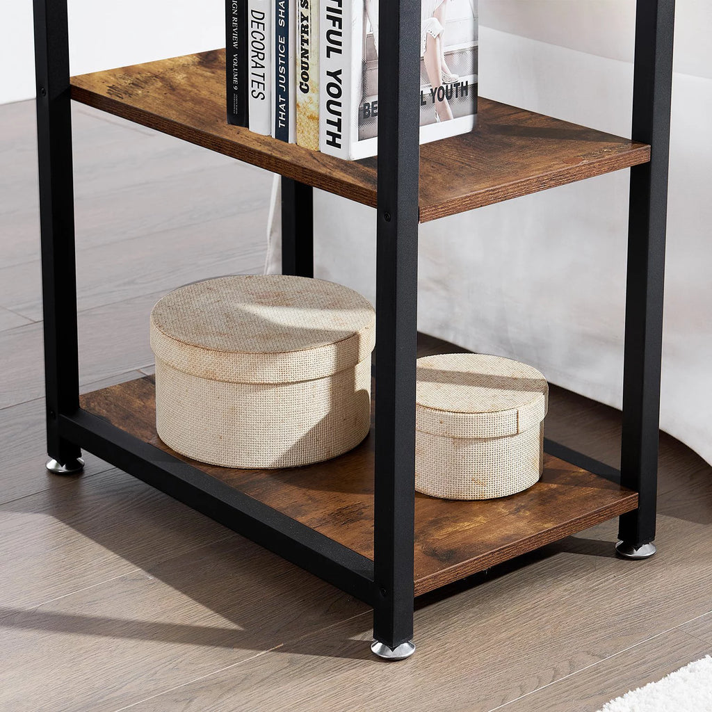 3-Tier End Table with Storage Shelf V9098