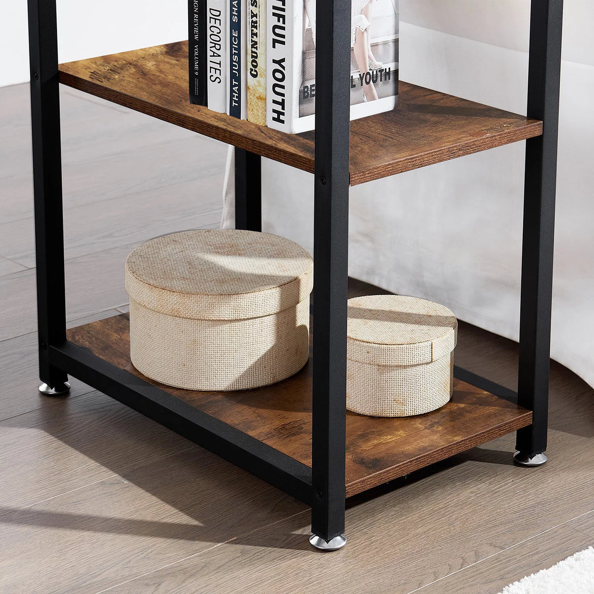 3-Tier End Table with Storage Shelf V9098