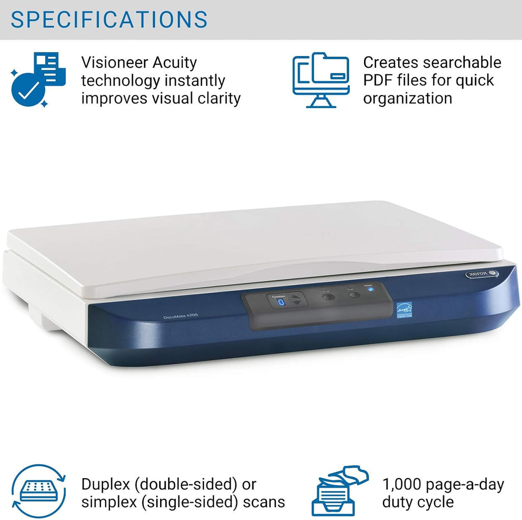 Color Document Flatbed Scanner Y596400