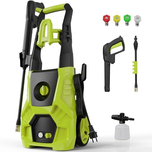 Pressure Washer, 5000PSI Max 3.6GPM Electric Power Washer with Foam Cannon O1294