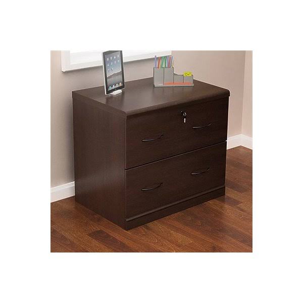 Espresso 2 Drawer Lateral Filing Cabinet B94670