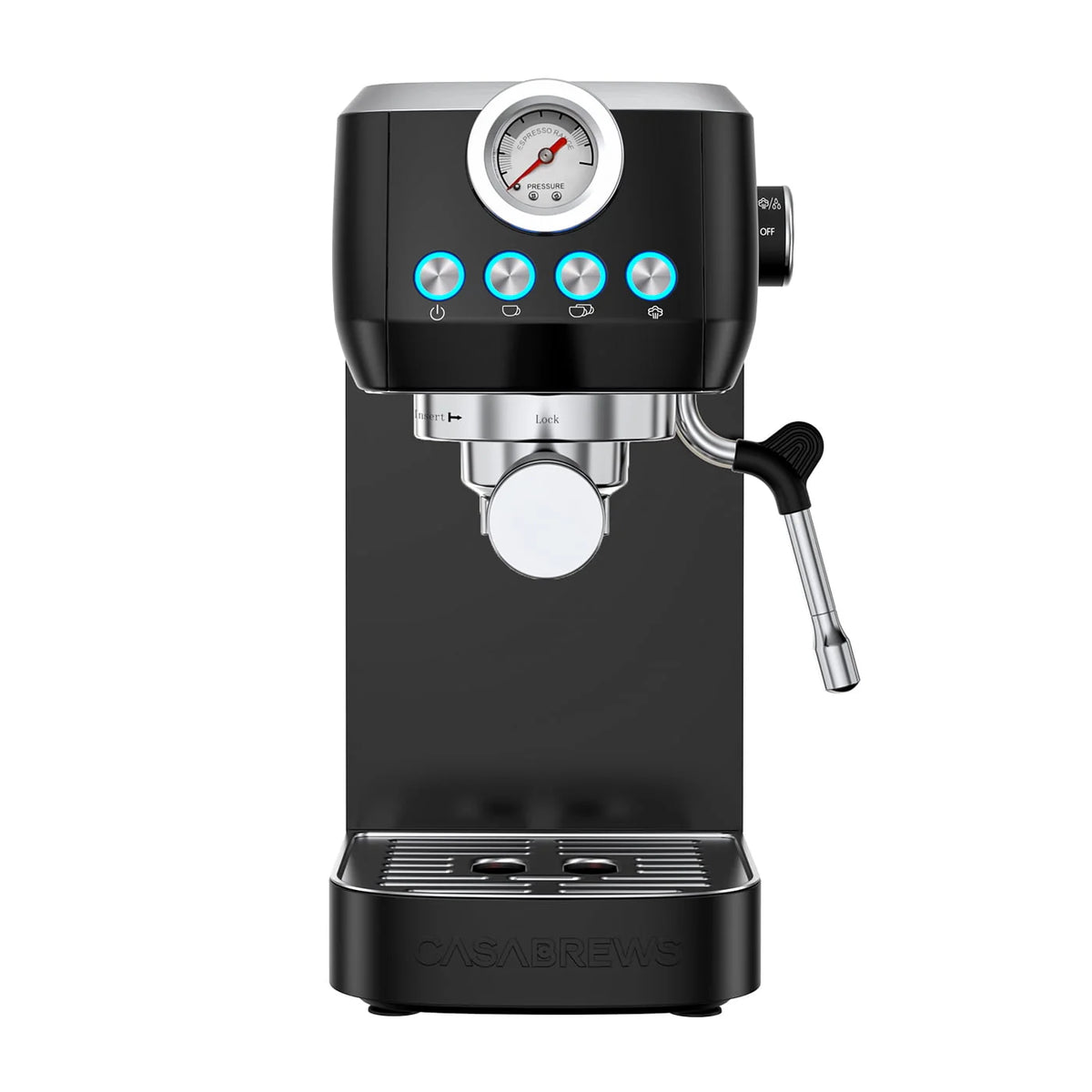 20 Bar Espresso Machine with Steam Wand, 49 oz Water Tank W848578