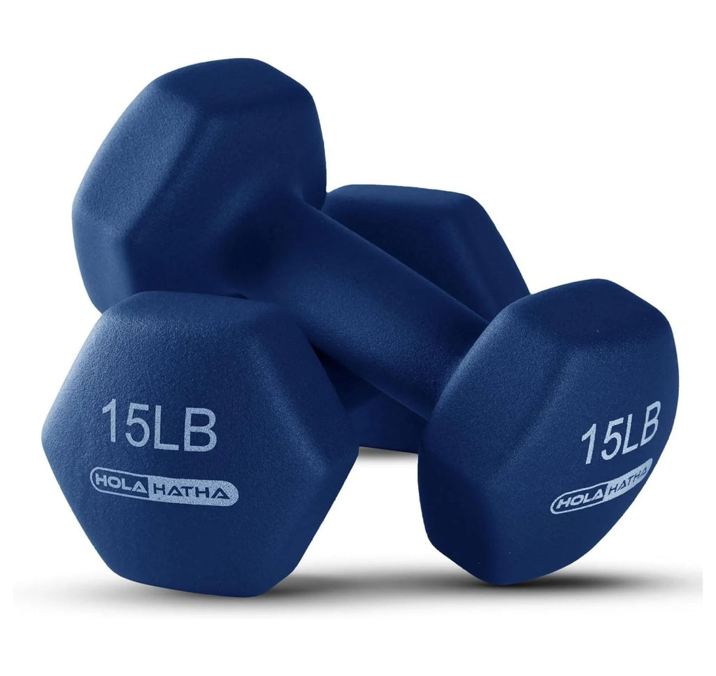 Neoprene Dumbbell Hand Weight Set with Rack E8525