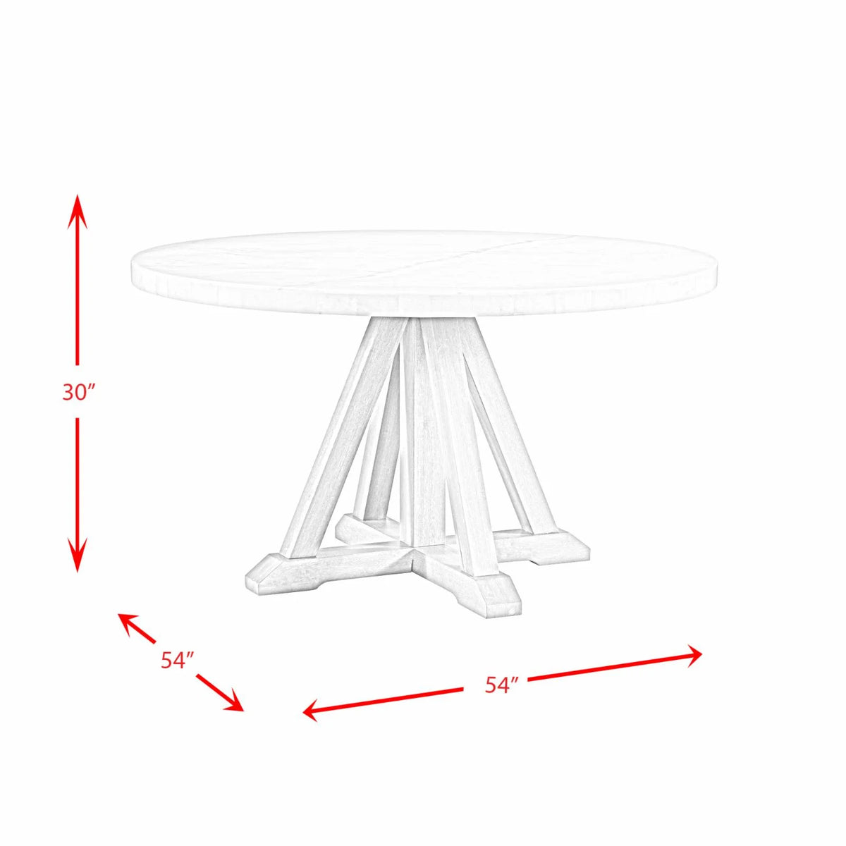 Round 5PC Dining Set Table & Four Chairs A423