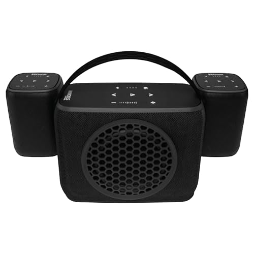Two Speakers Bundle with up to 150 ft Range and 30 Hours Battery Life L4514