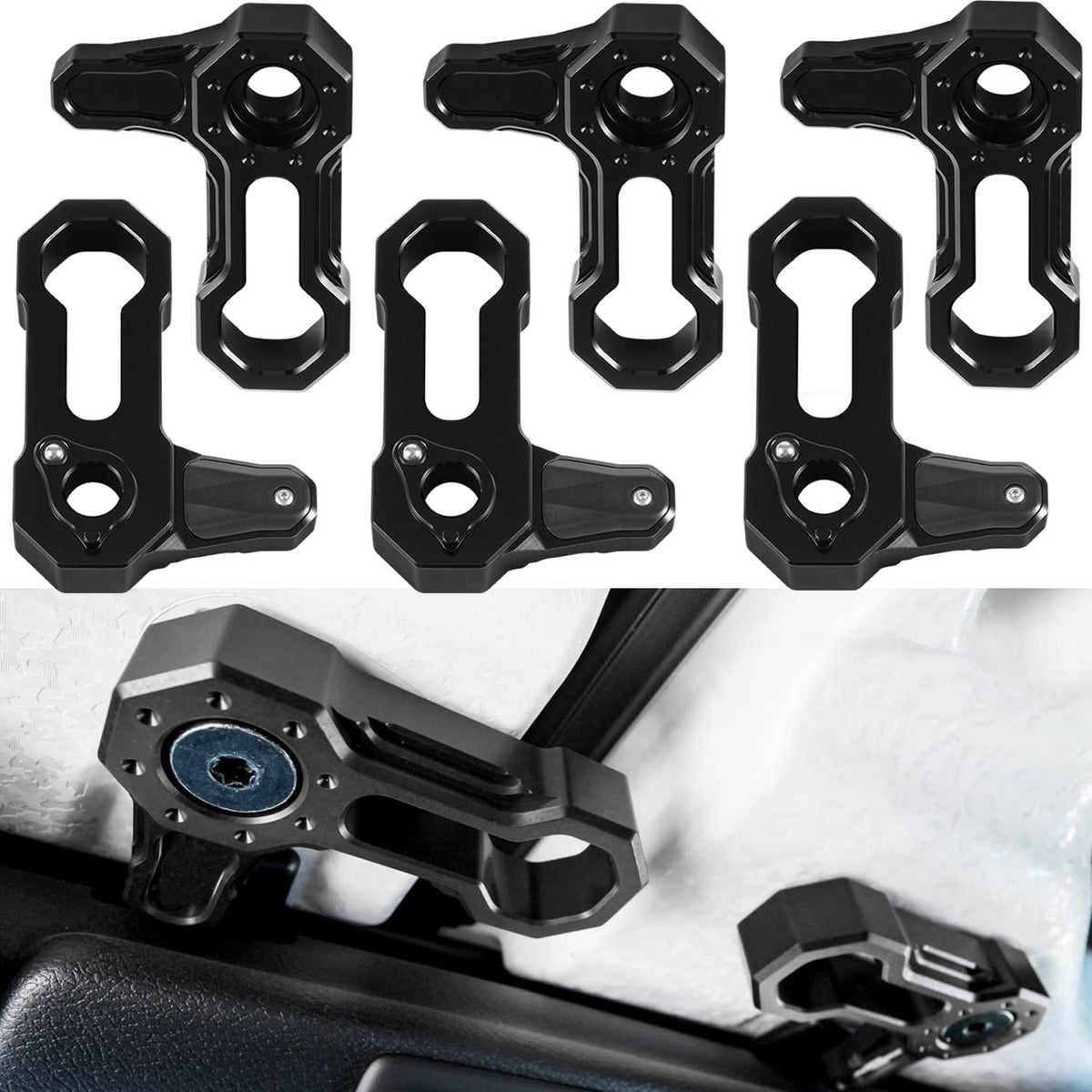 L-Shaped Panel Latch Hardtop Roof Removal Switch Handle Aluminum K926