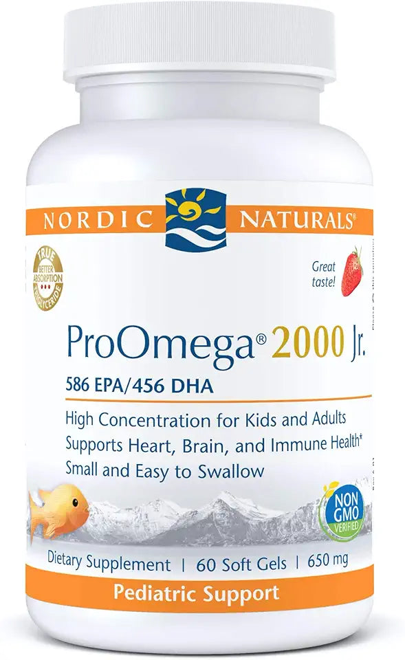 Strawberry 1120 mg Omega-3 Fish Oil 60 Soft Gels Z551759