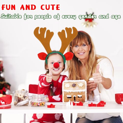 12 PCS Christmas Reindeer Antlers Headband P866798