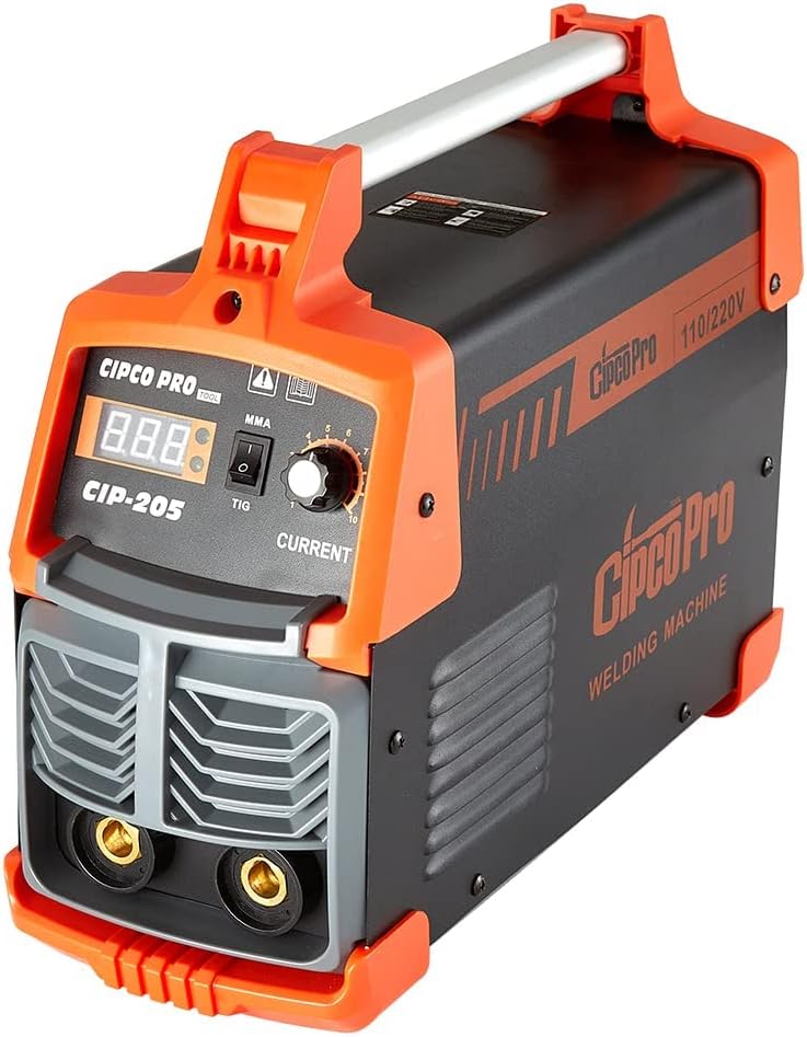 205Amp ARC Welder Digital Inverter IGBT Stick MMA Welder, 110/220V Dual Voltage Portable Welding Machine Z55969