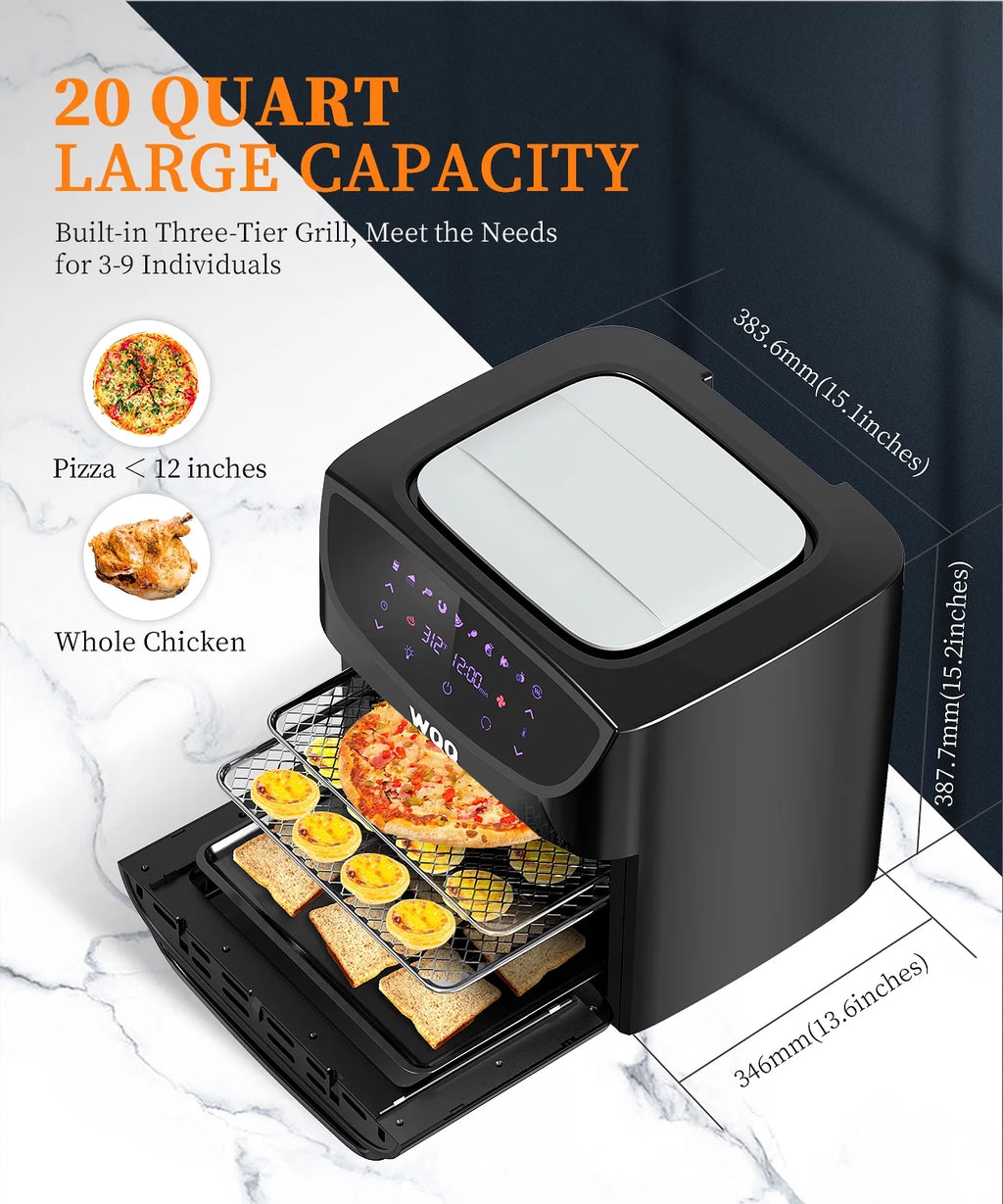 20 Quart 1800W Air Fryer Oven Combo P76864