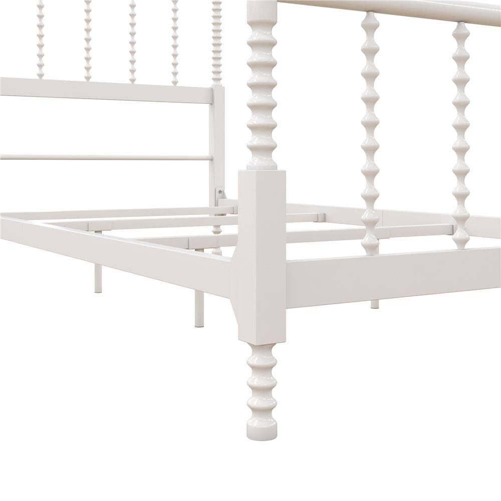 Black Full Metal Canopy Bed D348458