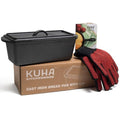 Pre-Seasoned Cast Iron Bread Loaf Pan with Lid P566