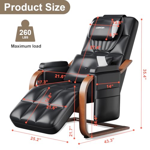4D Zero Gravity Shiatsu Heating Massage Recliner Chair Y135