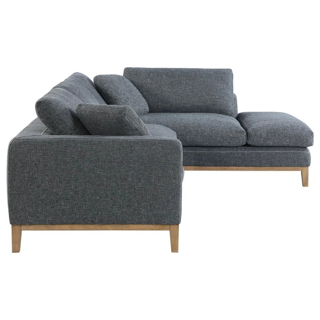 Gray Fabric Upholstered Modular Sectional G428