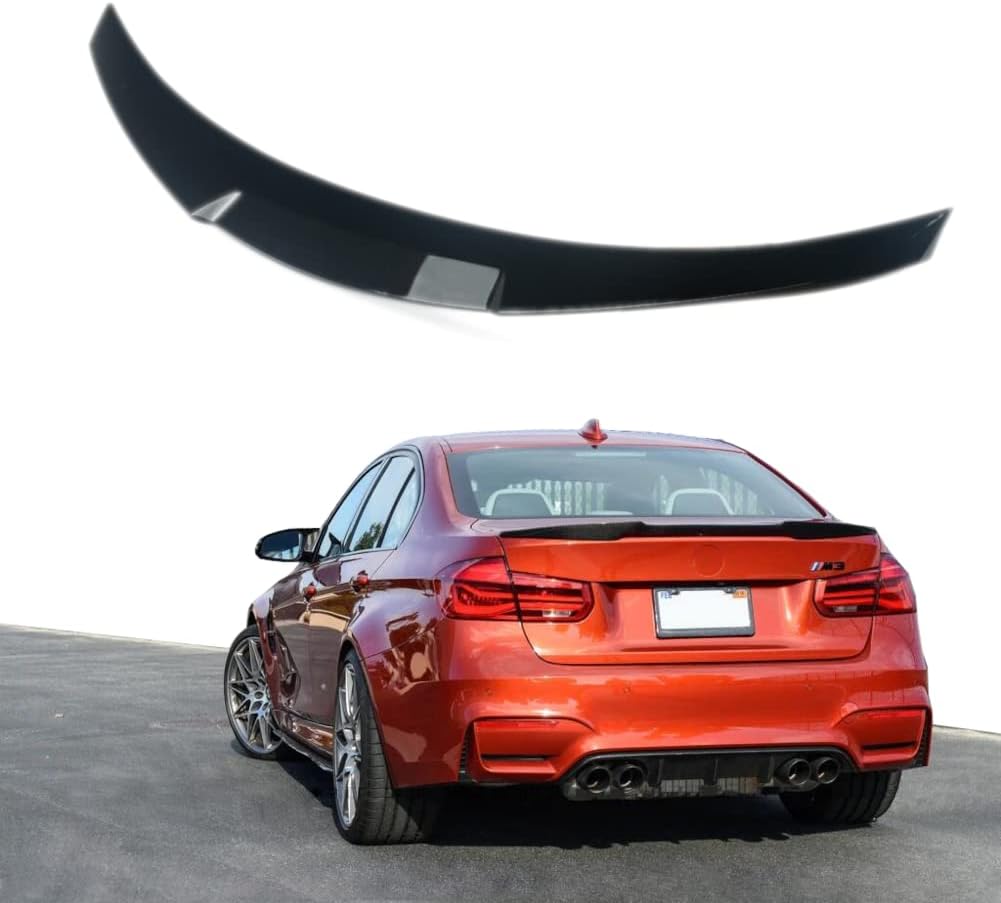 Rear Trunk Spoiler Wing with Carbon Fiber Pattern J839364
