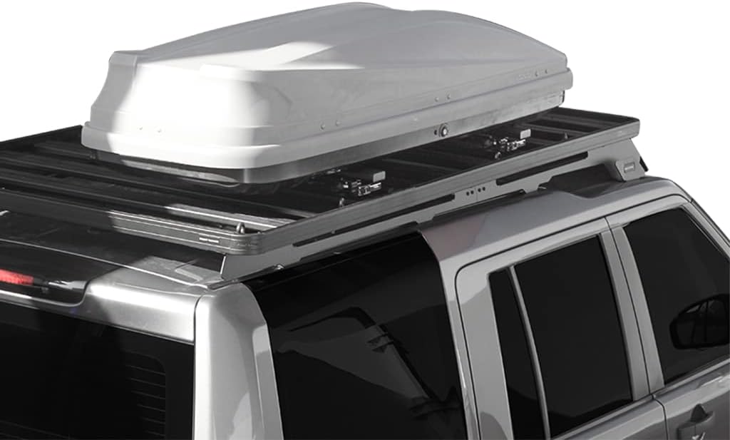 Black Roof Rack Cargo Box Bracket W32608