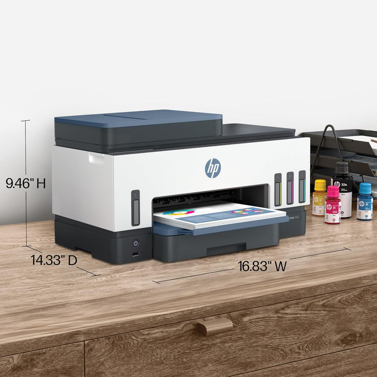 Wireless All-in-One Ink Tank Printer with Refillable Ink Tank M5012