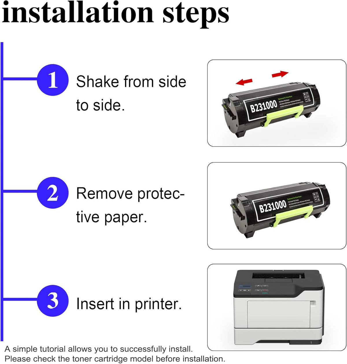 Compatible Toner Cartridge Replacement W73111