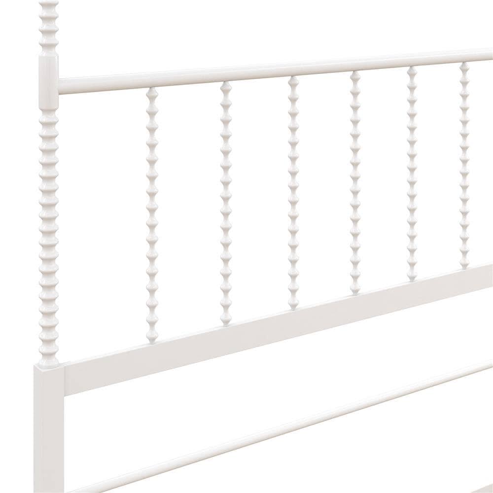 Black Full Metal Canopy Bed D348458