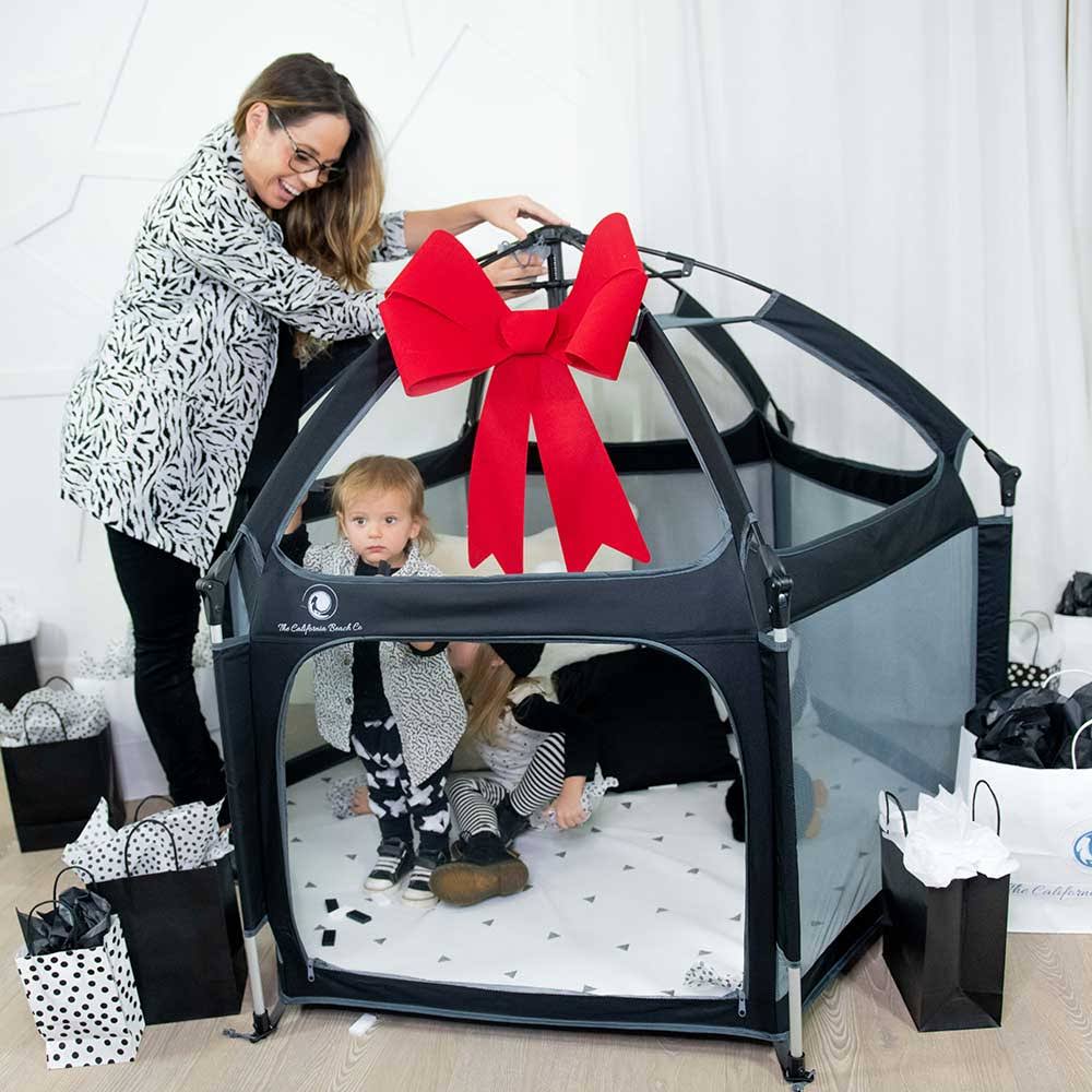 Pop-Up Kids Playpen Tent Midnight Black Z58178