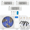 42,000 BTU 3 Zone Ceiling Cassette Ductless Air Conditioner and Heat Pump G4784