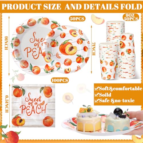 250 Pcs Fall Disposable Tableware Set Serves 50 X938315