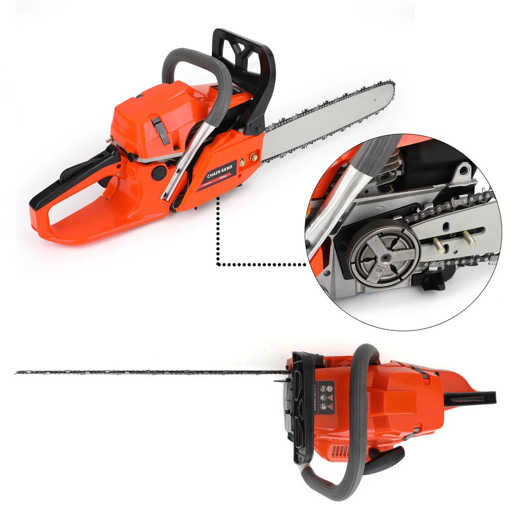 Gasoline Chainsaw with 22 in. Bar 52CC 2-Cycle D144
