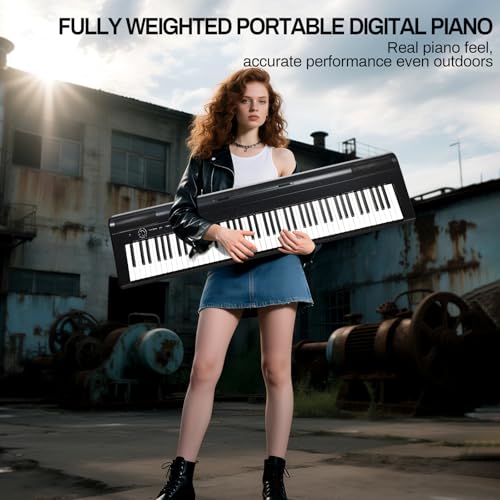 88-Key Weighted Digital Piano with Sustain Pedal C844