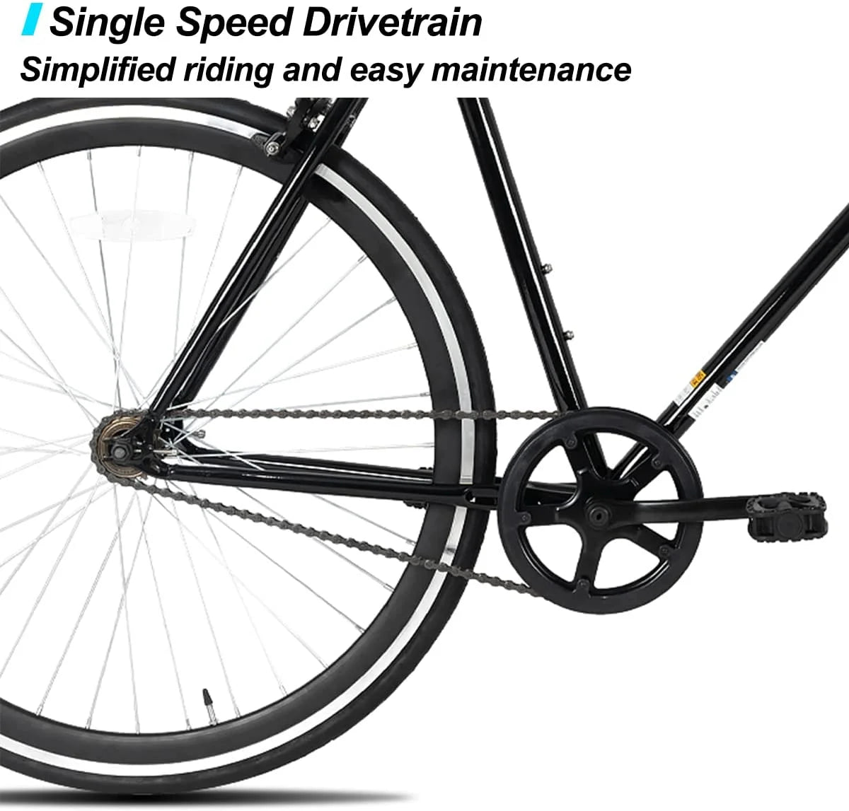 Single Speed Fixed Gear Bike with 700C Wheels I608599