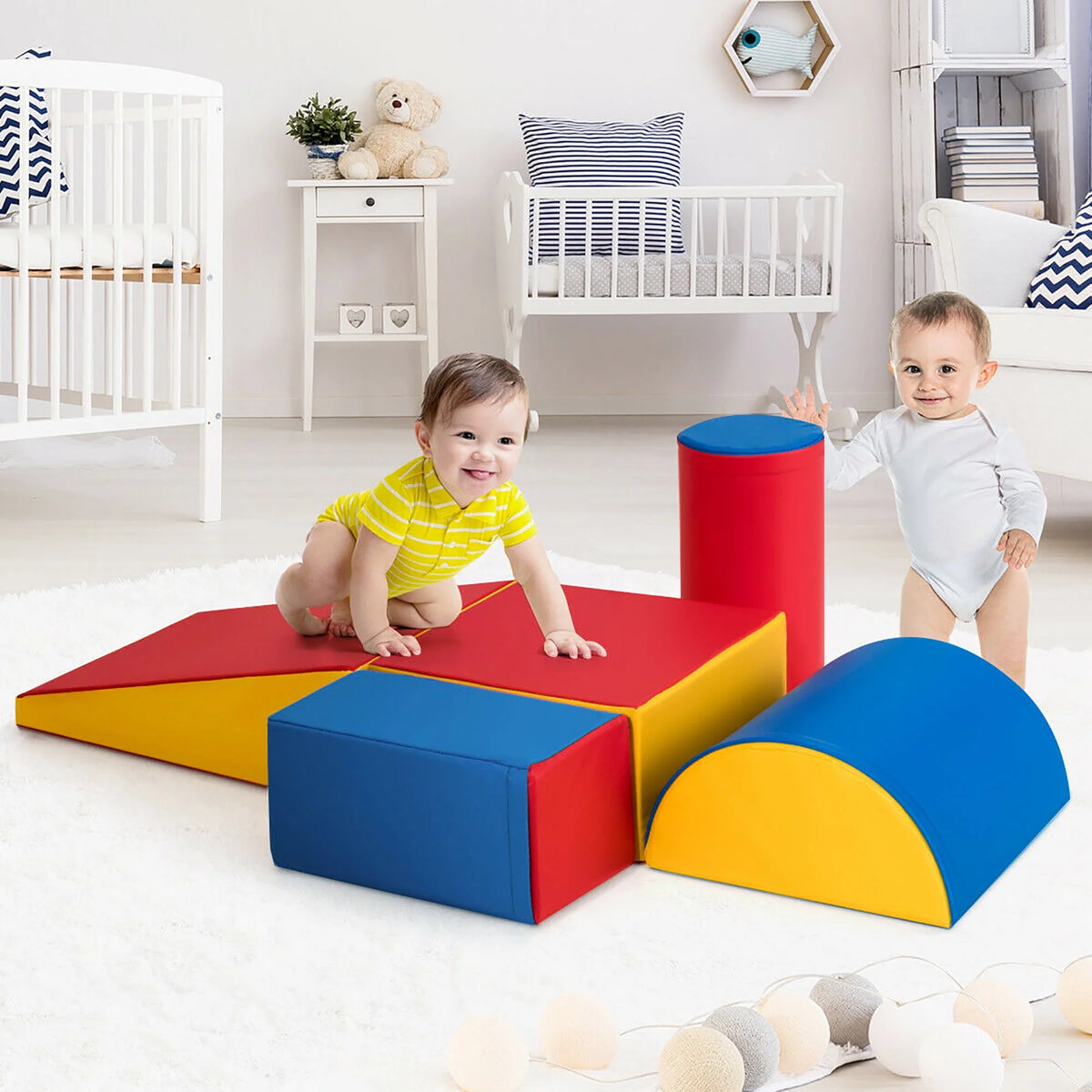5 Piece Climb and Crawl Foam Play Set W985