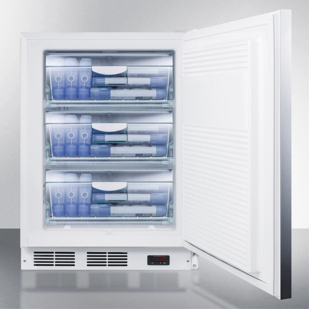 Freestanding Medical All-Freezer with Lock U195