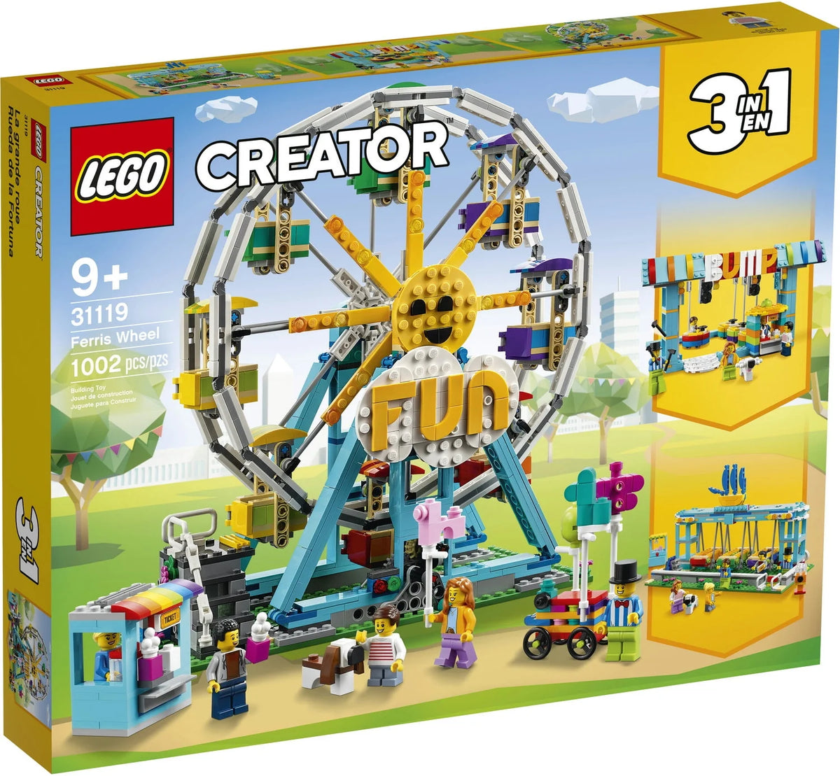 Building Toy with 5 Minifigures 1,002 Pieces Y740243