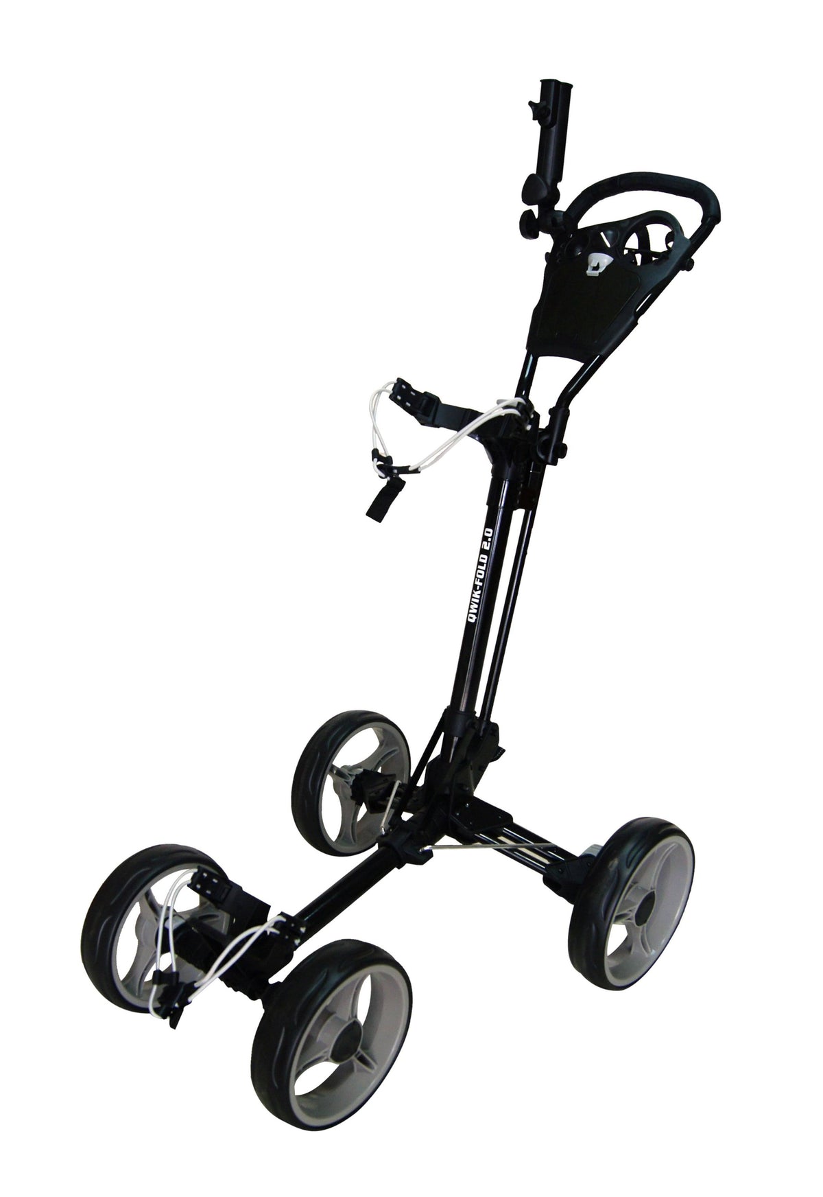 4 Wheel Folding Push Pull Golf Cart Black/Blue W8998