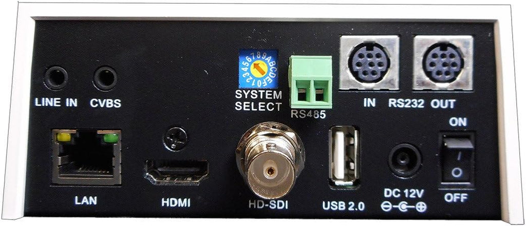 White PTZ IP Streaming Camera with HDMI and 3G-SDI Outputs H135