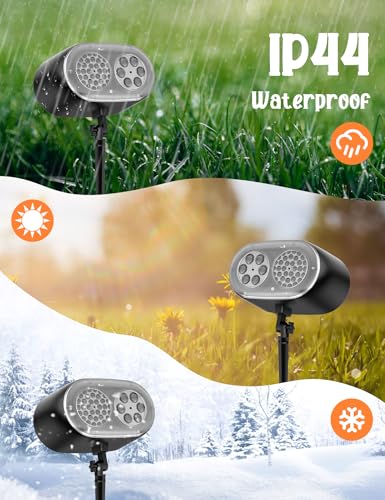 12-in-1 Outdoor Waterproof Holiday Projector Lights L1289