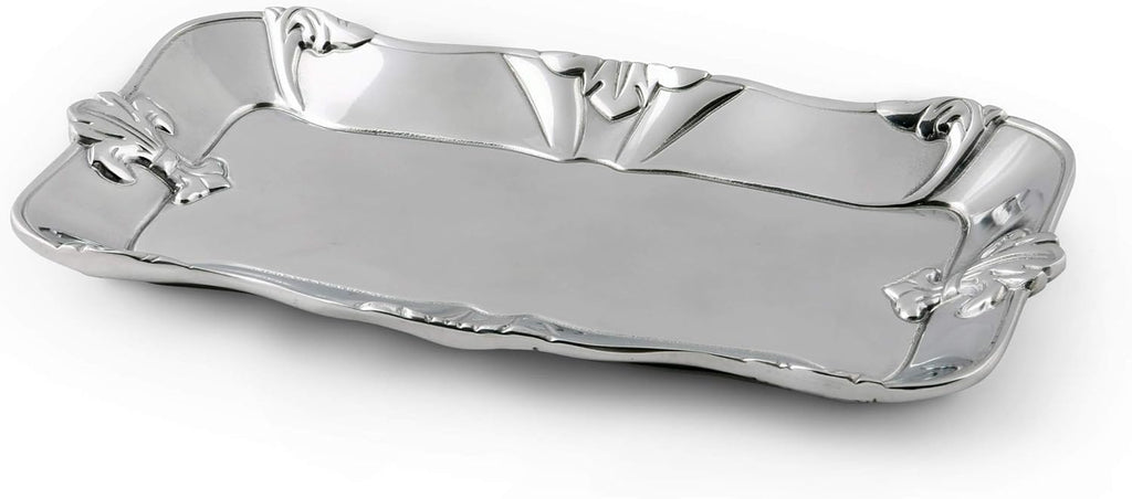 Aluminum Fleur-De-Lis Pattern 6 inch x 12 inch V7663