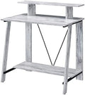 32'' Small Corner Computer Desk with Shelves C84238