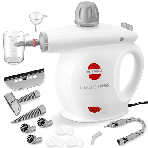 Handheld Pressurized Steam Cleaner with 13 Accessories W640434