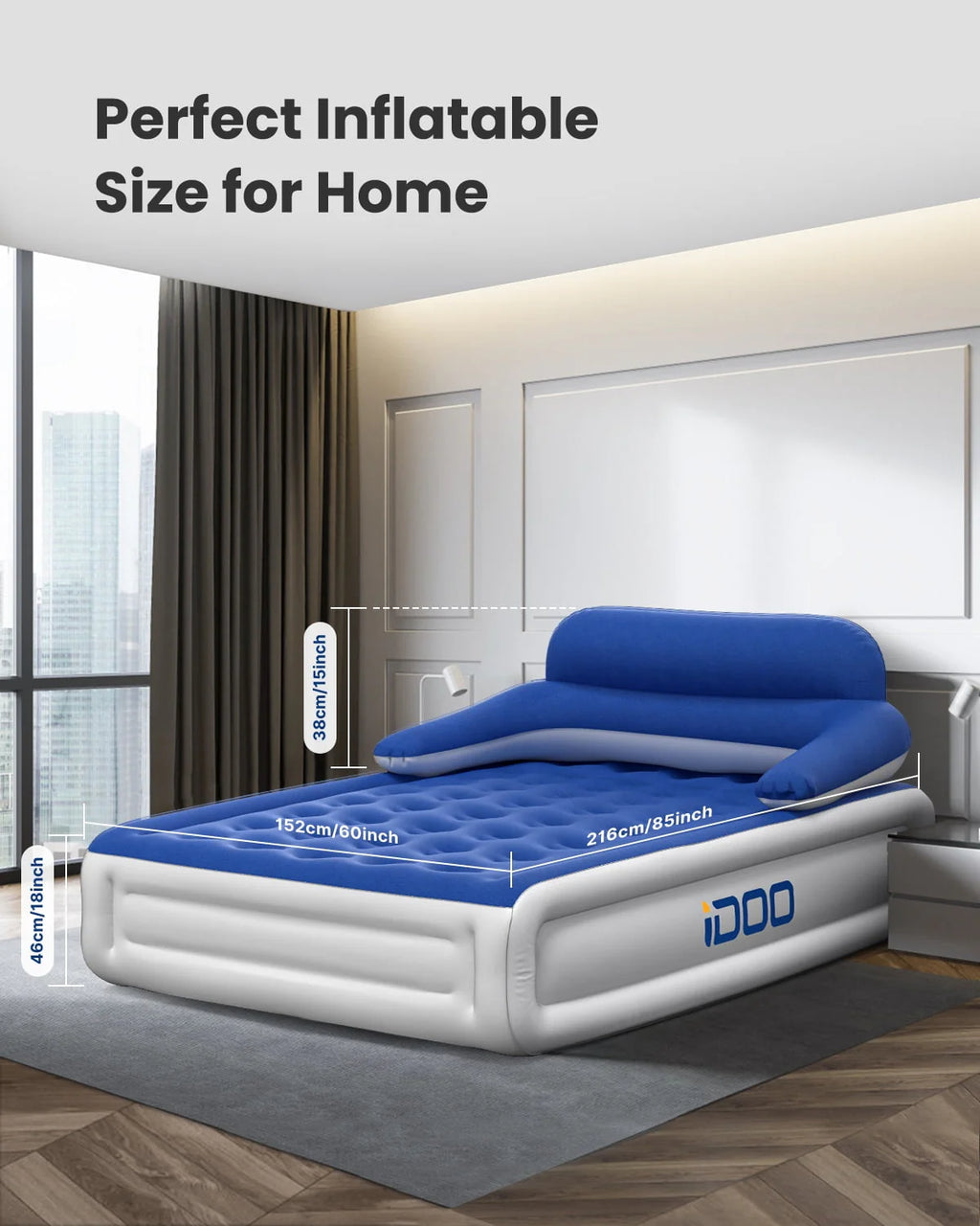 Queen Air Mattress with Built-in Pump R662703