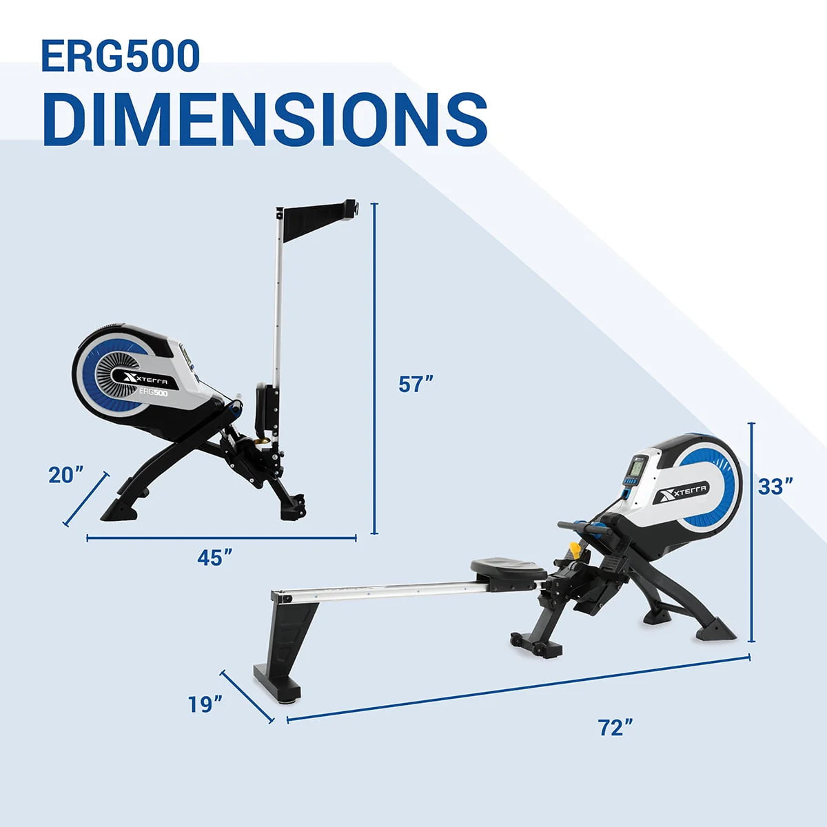 Air Turbine Rower with 8 Resistance Levels Y1784