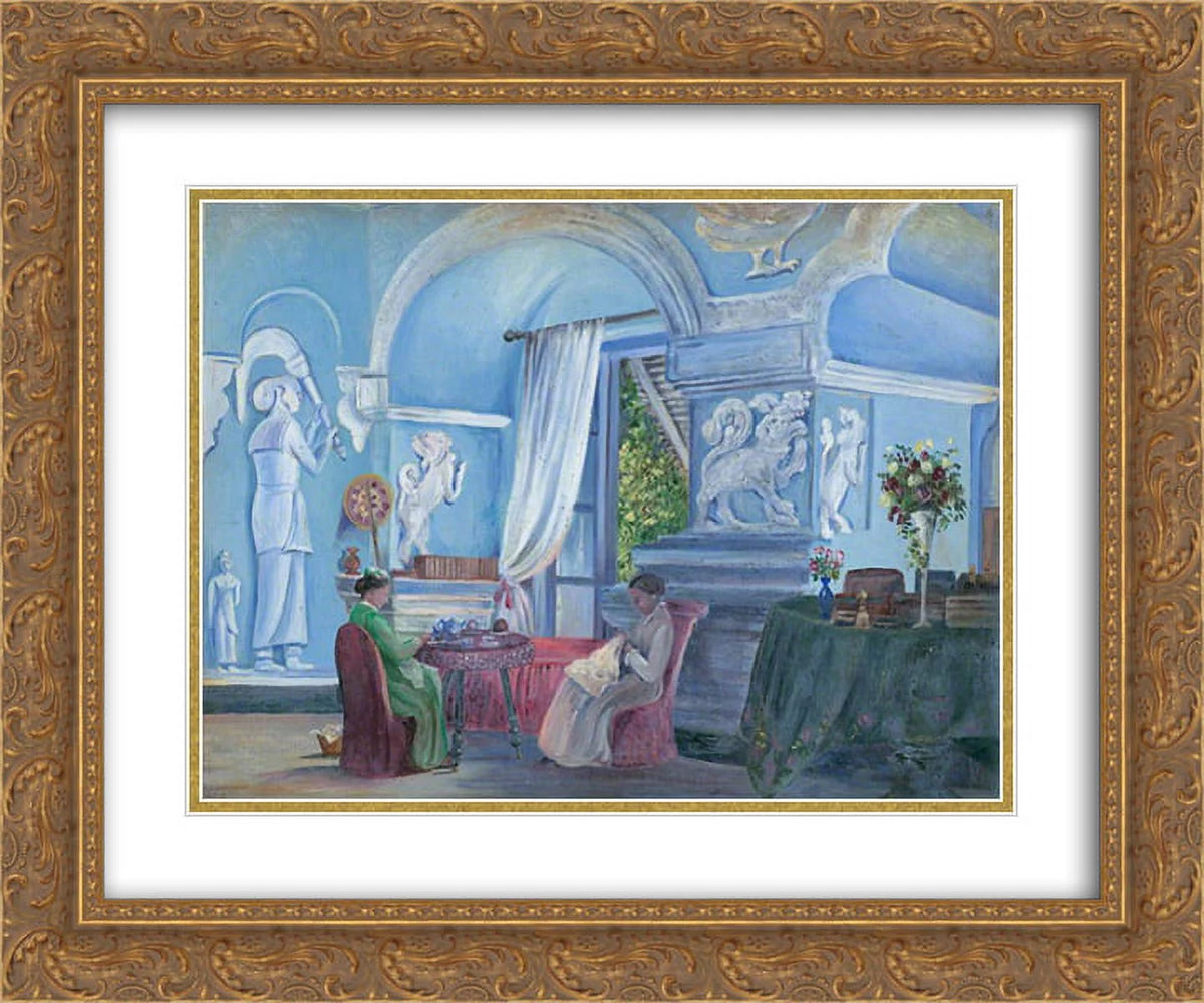 Gold Ornate Framed Art Print Y7157