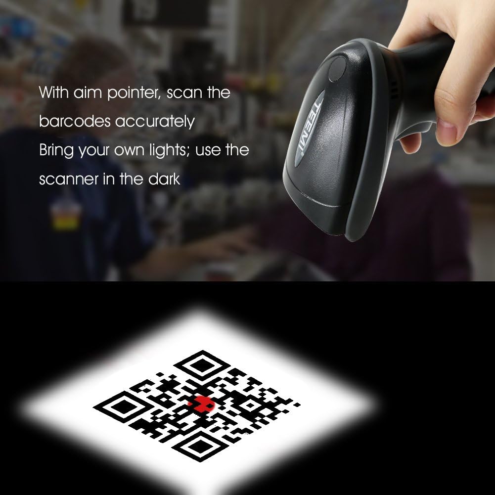 Bluetooth Barcode Scanner with USB Cradle R5596