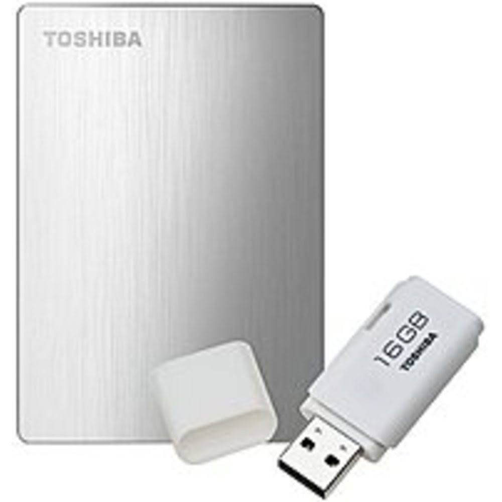 1 TB External Hard Drive with 16 GB Flash Drive H12390
