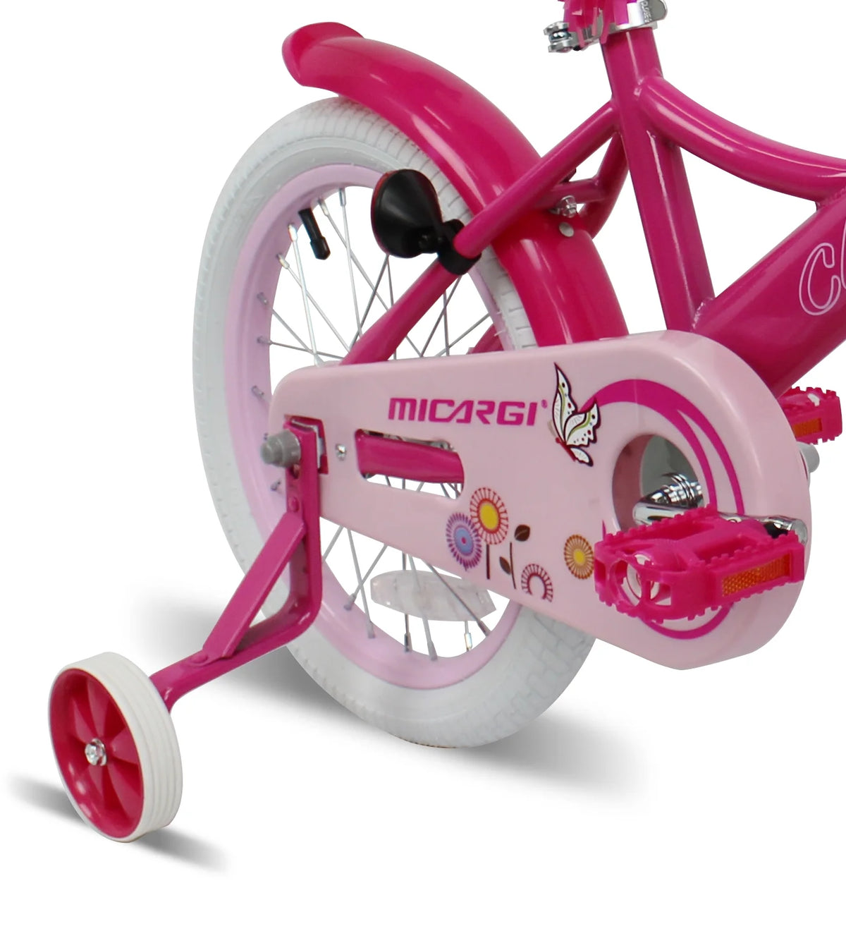 16 inch Kids Bike with Basket and Training Wheels M990