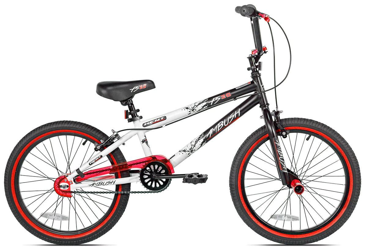 20 In. Black and White BMX Bike J109216