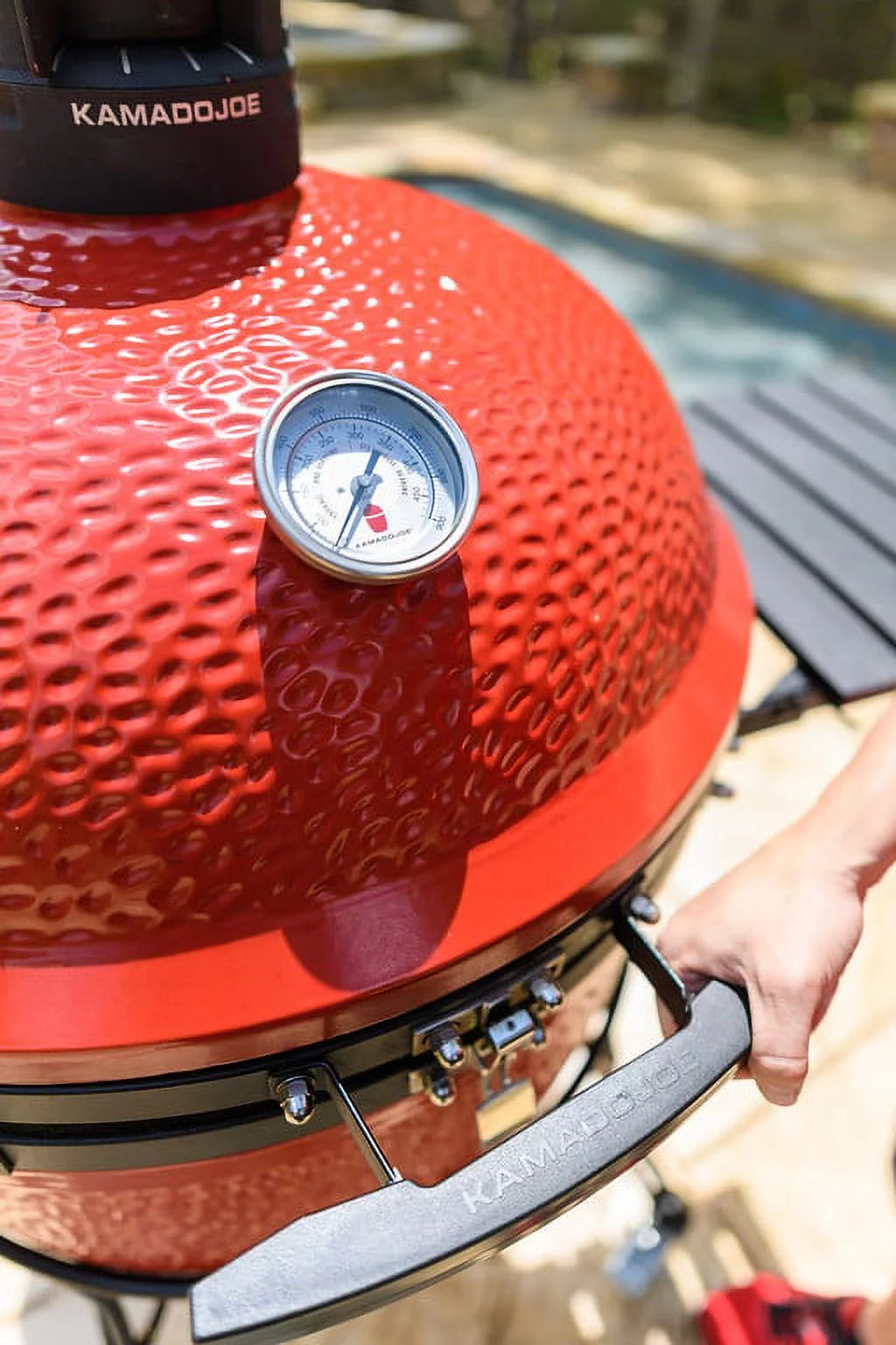 24 in. Charcoal Grill with Cart R428
