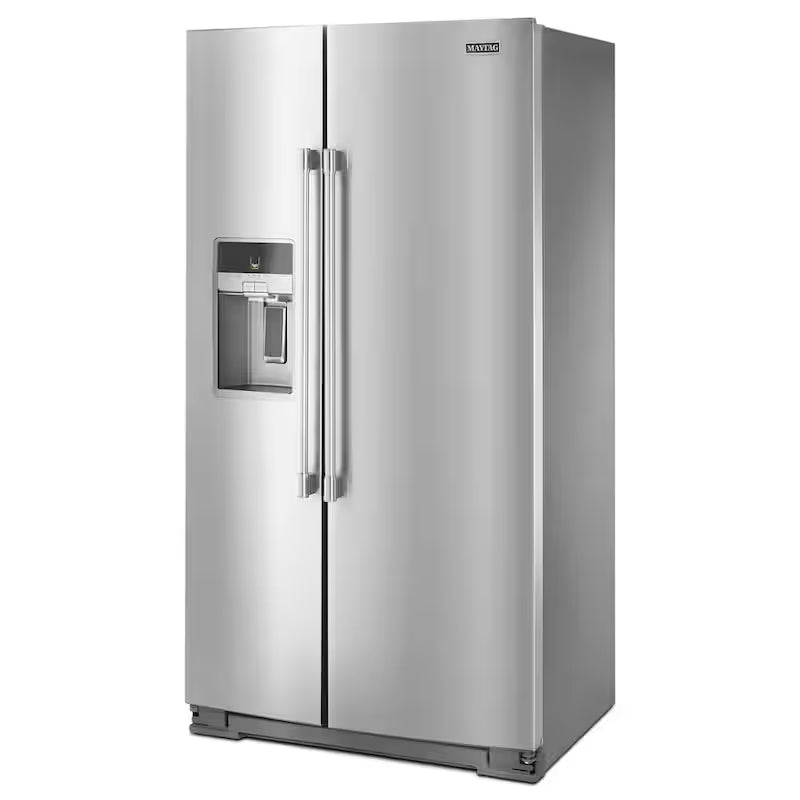 21 cu. ft. Side by Side Refrigerator Stainless Steel Counter Depth Q125422