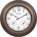 Bronze Indoor/Outdoor Analog Wall Clock I22710